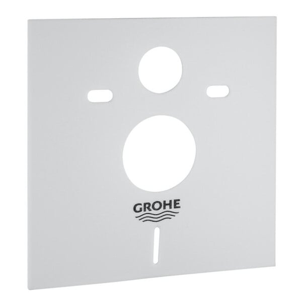 GROHE - Pack WC bâti support Solido 113cm + Cuvette SAT rimless fixations invisibles + Abattant softclose + Plaque chrome (ArenaSat) - large