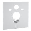 GROHE - Pack WC bâti support Solido 113cm + Cuvette SAT rimless fixations invisibles + Abattant softclose + Plaque chrome (ArenaSat) - vignette
