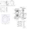 GROHE - Grohe Pack WC Bâti Autoportant Rapid SL + WC suspendu Jika Neo avec abattant + Plaque chrome (ProjectS-LinePro-1) - vignette