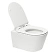SWISS AQUA TECHNOLOGIES - Swiss Aqua Technologies Pack WC Bâti-support Rapid SL + WC sans bride SAT Brevis + Abattant slim, softclose + Plaque chrome - vignette
