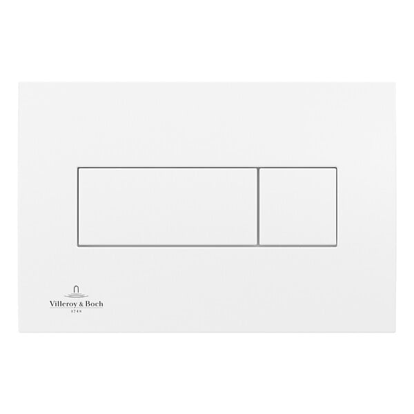VILLEROY & BOCH - Pack WC bâti-support Villeroy & Boch + WC Porcher sans bride + Abattant + Plaque blanche + habillage (ViConnectPorcher-2-sabo) - large