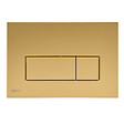 SWISS AQUA TECHNOLOGIES - Swiss Aqua Technologies Pack WC bâti-support autoportant + WC suspendu sans bride avec abattant SoftClose + plaque or mat (STROGAWR08-U) - vignette
