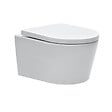 SWISS AQUA TECHNOLOGIES - Swiss Aqua Technologies Pack WC bâti-support + WC SAT sans bride + Abattant softclose + Plaque blanche + Set d'habillage - vignette