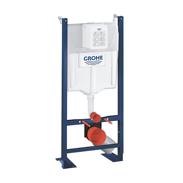 GROHE - Grohe Pack bâti support+WC sans bride + Abattant avec frein de chute+Plaque de commande (ProjectS60-1) - large
