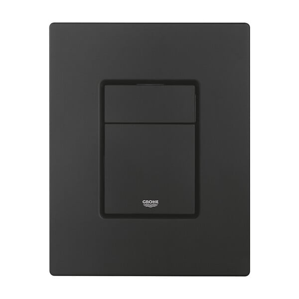 GROHE - Pack WC Bâti-support Rapid SL + WC sans bride SAT Noir mat + Abattant softclose + Plaque Noir mat (RapidSL-BlackInfinitio-KF0) - large