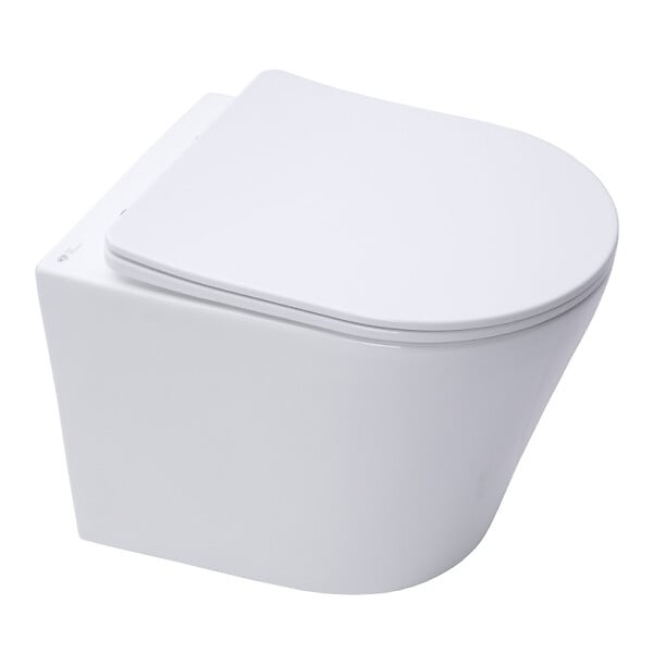 GROHE - Grohe Pack WC Bâti-support Rapid SL + WC Swiss Aqua Technologies Infinitio sans bride + Plaque Chrome (RapidSL082-Infinitio-1) - large