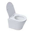 SWISS AQUA TECHNOLOGIES - Swiss Aqua Technologies Pack WC Bâti-support + WC Swiss Aqua Technologies Infinitio sans bride, fixation invisible + Plaque chrome - vignette