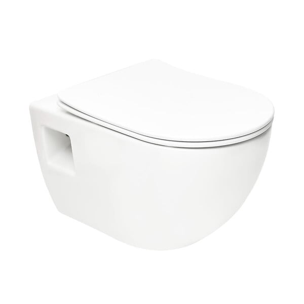 GROHE - Grohe Pack WC Bâti-support Rapid SL + WC SAT sans bride + Abattant SoftClose + Plaque chrome + Set d'habillage (ARENAPROJECTSB) - large