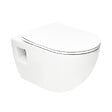GROHE - Grohe Pack WC Bâti-support Rapid SL + WC SAT sans bride + Abattant SoftClose + Plaque chrome + Set d'habillage (ARENAPROJECTSB) - vignette