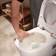 VITRA - V-Fix Core Pack WC bâti-support + WC sans bride Hansgrohe EluPuraS + Abattant SoftClose + Plaque chrome (VFIXPURA8) - vignette