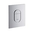 GROHE - Grohe Pack WC Bâti support Grohe Rapid SL + Cuvette sans bride Grohe Euro Ceramic, Blanc + plaque de déclenchement: Chrome (39536000) - vignette