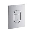GROHE - Grohe Pack WC Bâti-support Rapid SL + WC Bau Ceramic sans bride + Abattant softclose + Plaque chrome (39418000) - vignette