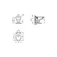 VILLEROY & BOCH - Villeroy & Boch Pack Bâti-support Villeroy & Boch + WC Porcher sans bride + Abattant + Plaque chrome (ViConnectPorcher-1) - vignette