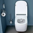 VITRA - Vitra  V-Care Comfort WC lavant suspendu sans bride avec commandes à distance + fonctions personnalisables, blanc (5674B0403-6194) - vignette