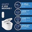 GROHE - Grohe Pack WC Bâti-support Rapid SLX + WC lavant suspendu Sensia Alpine + Fixations murales + Set d'isolation phonique (G36509SH0) - vignette
