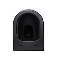 SWISS AQUA TECHNOLOGIES - WC suspendu Infinitio noir mat sans bride et fixations invisibles + abattant frein de chute (BlackInfinitio) - vignette