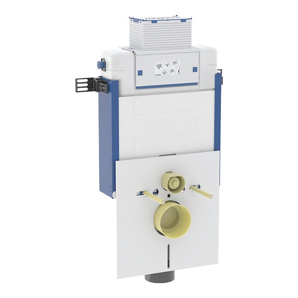 GEBERIT - Geberit Kombifix Élément de montage pour WC suspendus, avec réservoir de chasse encastré Omega  (110.000.00.1) - large