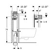 GEBERIT - Geberit Kombifix Élément de montage pour WC suspendus, avec réservoir de chasse encastré Omega  (110.000.00.1) - vignette