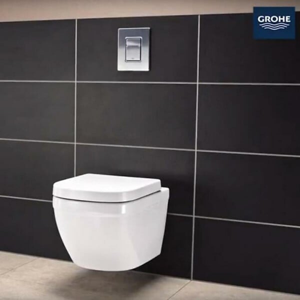 GROHE - Grohe Euro Ceramic Cuvette WC suspendue, blanc alpin + abattant softclose (39328000+39330001-lm) - large