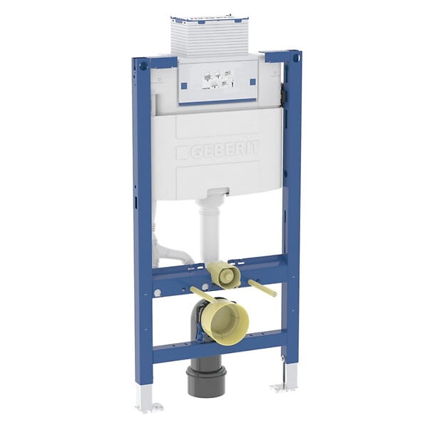 GEBERIT - Geberit Duofix bâti-support à encastrer pour WC suspendu, hauteur 98 cm, installation sur cloison légère (111.030.00.2) - large