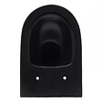 SWISS AQUA TECHNOLOGIES - Swiss Aqua Technologies WC suspendu sans bride SAT Infinitio avec abattant softclose, Noir mat (SATINF011RREXPBKM) - vignette