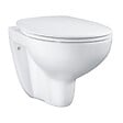 GROHE - Grohe Bau Ceramic WC suspendu sans bride, blanc alpin (39351000/BP) - vignette