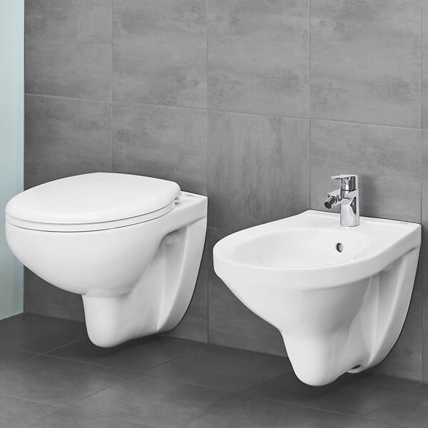 GROHE - Grohe Bau Ceramic WC suspendu sans bride, blanc alpin (39351000/BP) - large