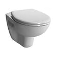VITRA - Vitra  Pack WC Bâti-support V-Fix Core + WC suspendu Vitra Normus + Abattant SoftClose + Plaque, Blanc Brillant (V-FixNormus-1) - vignette