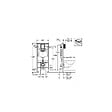 GROHE - Grohe Pack WC Bâti-support Rapid SL + Plaque de Commande Skate Cosmopolitan Blanc Alpin + Fixations + Set d'isolation (38528001-4) - vignette