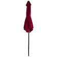 HAPPY GARDEN - Parasol droit HAPUNA rond 2,70m de diamètre fuchsia - vignette
