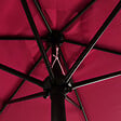 HAPPY GARDEN - Parasol droit HAPUNA rond 2,70m de diamètre fuchsia - vignette