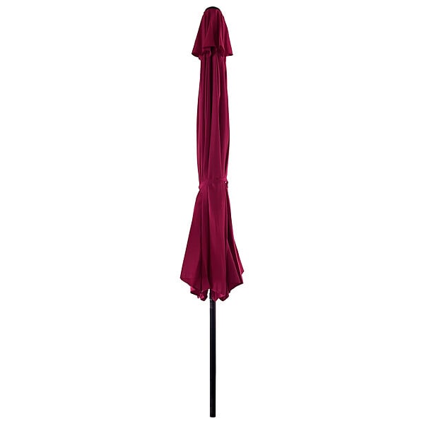 HAPPY GARDEN - Parasol droit HAPUNA rond 3,30m de diamètre fuchsia - large