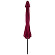 HAPPY GARDEN - Parasol droit HAPUNA rond 3,30m de diamètre fuchsia - vignette