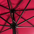HAPPY GARDEN - Parasol droit HAPUNA rond 3,30m de diamètre fuchsia - vignette