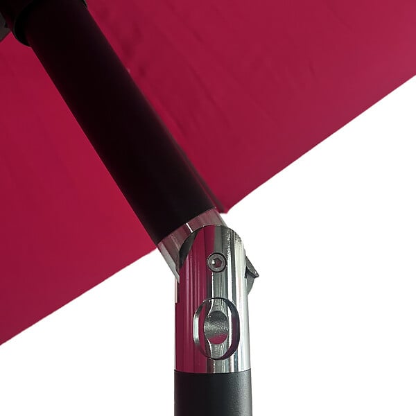 HAPPY GARDEN - Parasol droit HAPUNA rond 3,30m de diamètre fuchsia - large