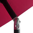 HAPPY GARDEN - Parasol droit HAPUNA rond 3,30m de diamètre fuchsia - vignette