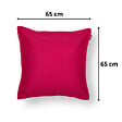 SOO  SANTAI - Coussin piscine flottant 65 × 65 × 25 cm intérieur / extérieur SANS billes de polystyrène – Rose (CF6565-3) - vignette