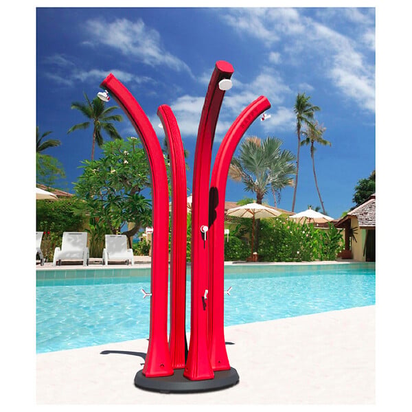 ARKEMA DESIGN - Arkema Design Happy - Douche solaire pour piscine avec lave-pieds, anthracite (H120/7016) - large