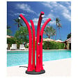 ARKEMA DESIGN - Arkema Design Happy - Douche solaire pour piscine avec lave-pieds, anthracite (H120/7016) - vignette