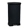 CURVER - Curver Deco bin 50L Poubelle à pédale, 39 x 29 x 73 cm, Noir (187178) - vignette