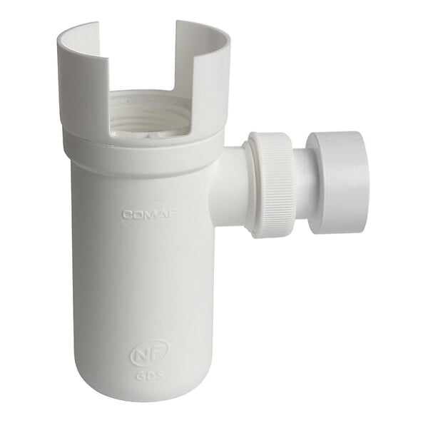 COMAP - Lot de 5 Comap Siphon de groupe de sécurité avec déflecteur 26x34, 32 mm, blanc (887718-GVP5) - large