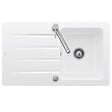 VILLEROY & BOCH - Villeroy & Boch Architectura 50 Evier à encastrer 86x51cm réversible avec vidage automatique, Céramique, Blanc (33501201) - vignette
