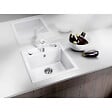 BLANCO - Blanco Evier DALAGO 45 PuraDur en Silgranit avec vidage automatique 46.5x51cm, Blanc (517160) - vignette