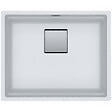 FRANKE - Franke Kubus 2 KNG 110-52 Fragranit+ Évier de cuisine sous-plan Blanc glace - vignette