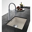 FRANKE - Franke Kubus 2 KNG 110-52 Fragranit+ Évier de cuisine sous-plan Blanc glace - vignette