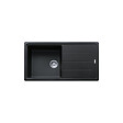 FRANKE - Franke Basis BFG 611-97 Evier 97x50cm avec égouttoir réversible, Fragranit +, Onyx (BFG611-97ON) - vignette