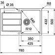 FRANKE - Franke SIRIUS - 2.0 S2D 611-78 Tectonite® Evier à encastrer Blanc - vignette