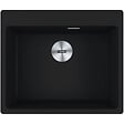 FRANKE - Franke Maris MRG 610-54 Evier à encastrer 59x50cm, avec bonde et siphon gain de place, en Fragranit+, Noir mat + Cache bonde - vignette