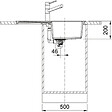 FRANKE - Franke SIRIUS - 2.0 S2D 611-78 Tectonite® Evier à encastrer Noir - vignette