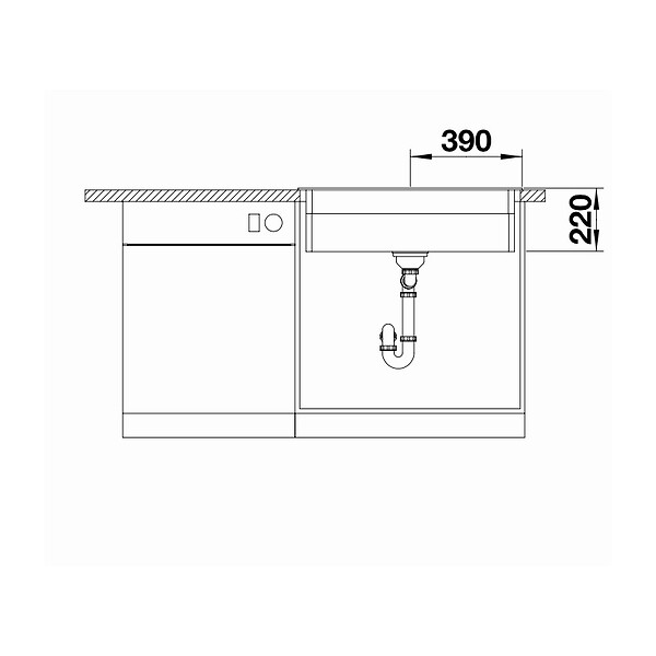 BLANCO - Blanco Evier ETAGON 8 PuraDur en Silgranit 78x51cm avec cuve à étages + 2 rails en inox inclus, Noir (525893) - large
